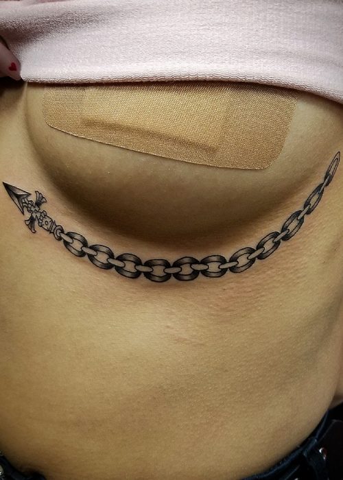 Chain And Dagger Tattoo - Heatstroke Tattoo